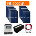 YB-3000 3KW solar power system solar energy system solar panel kit solar generator for home